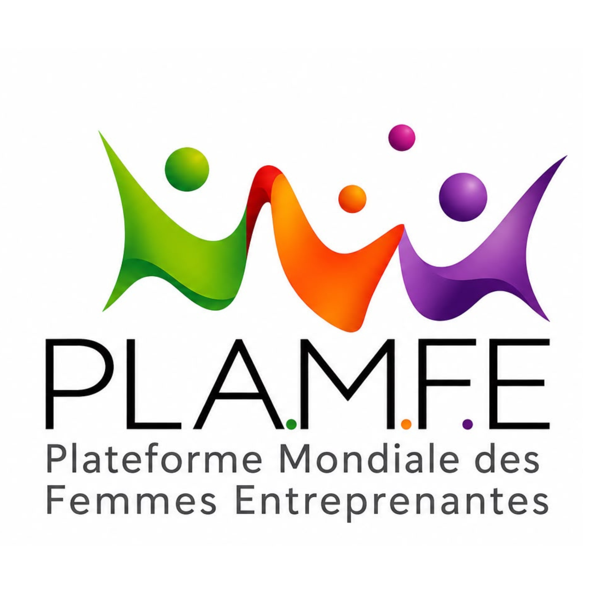 Logo PLAMFE — Plateforme Mondiale des Femmes Entreprenantes